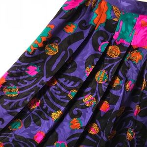 Vintage Silk Mini Skirt